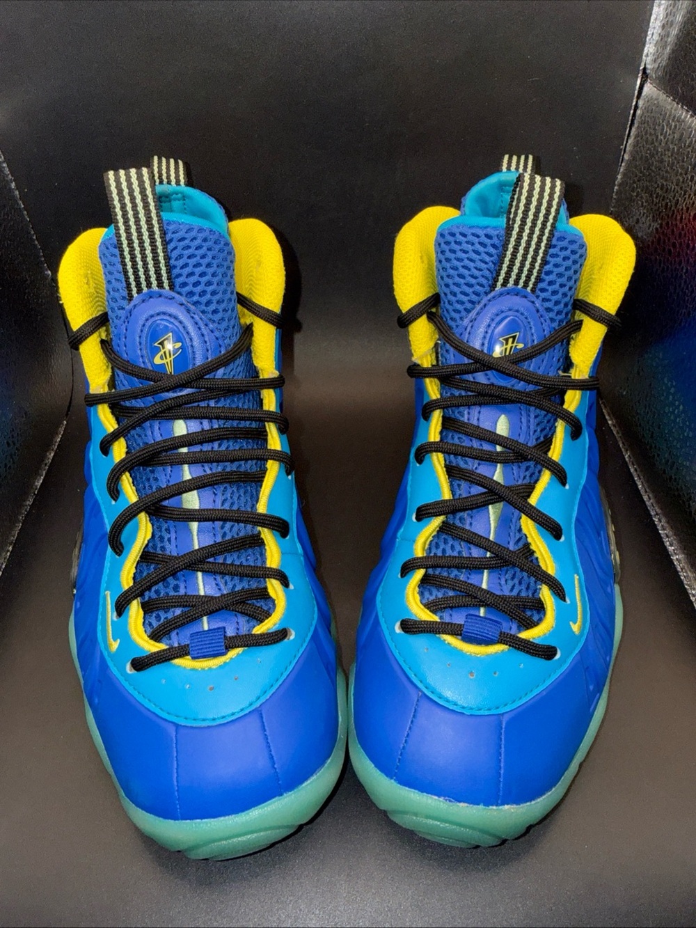 Size 5 (GS) - Nike Little Posite One GS Mid Multi, DQ0376-400, Clean, No Box